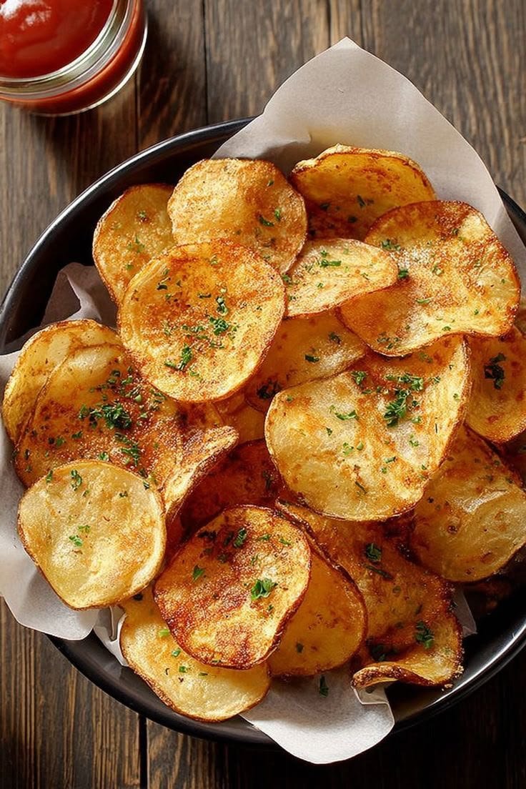 Batata Chips Caseira