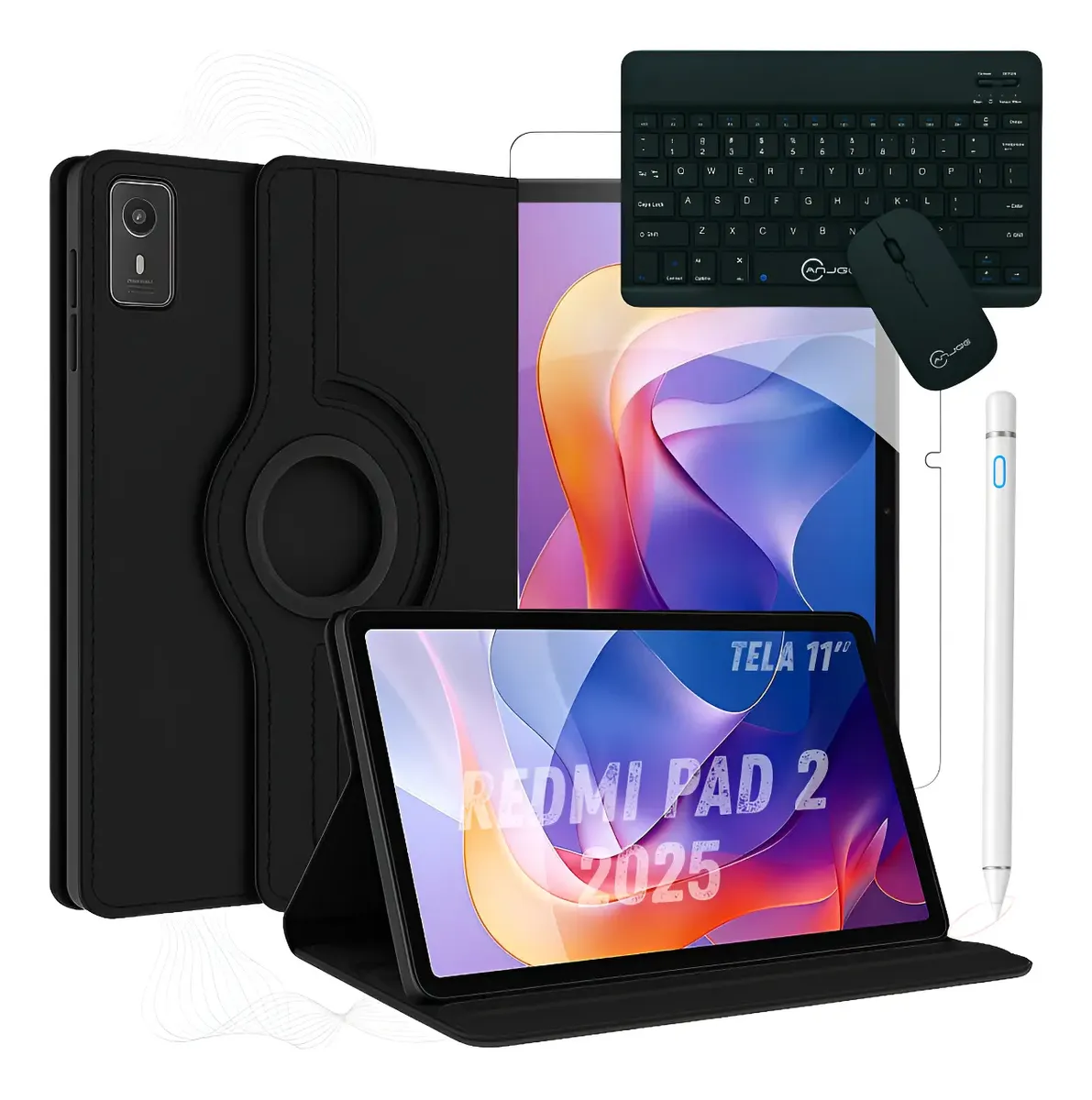 Capa Para Tablet Redmi Pad 2 (2025) Kit Completo Exclusivo