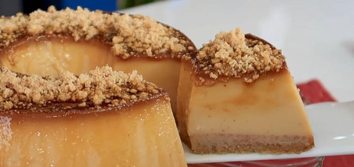 Pudim de Paçoca: Cremoso e com Sabor de Amendoim