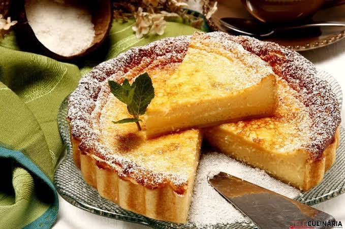 Tarte Húmida de Coco: Massa Macia e Sabor Caseiro