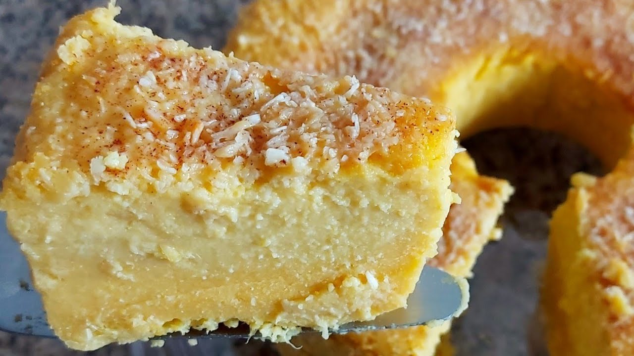 Bolo Cremoso de Milho com Leite de Coco: Sabor de Festa Junina