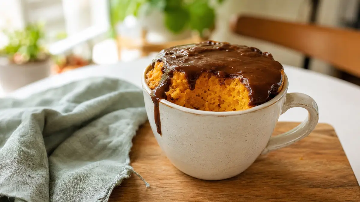 Bolo de Cenoura de Caneca: Fofinho e Pronto no Micro-ondas