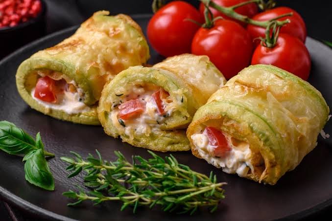 Rolinho de Abobrinha com Ricota na Air Fryer: Delicado e Cremoso