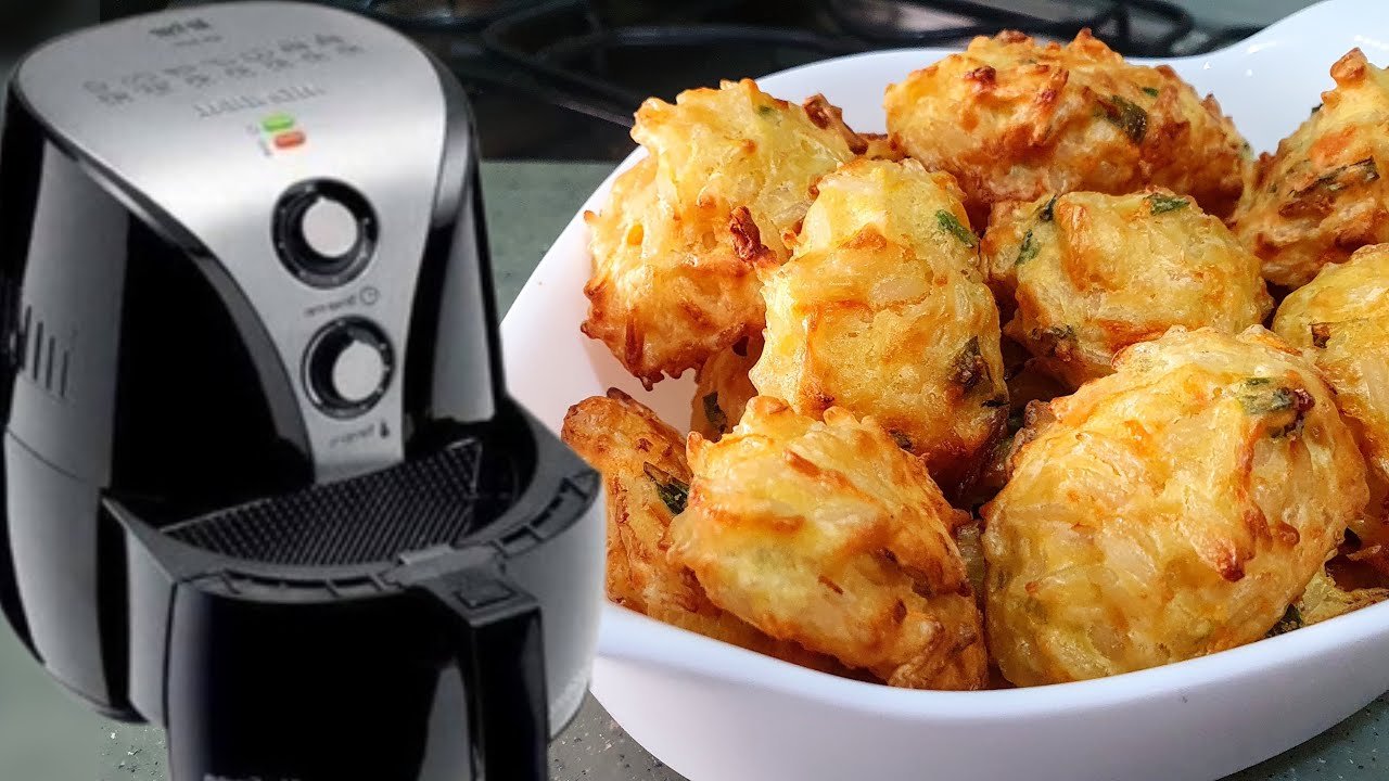 Bolinho de Arroz na Air Fryer: Crocante por Fora e Macio por Dentro
